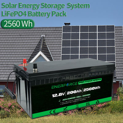 12.8V 100Ah LiFePO4 Bateria Enerforce OEM Longa vida útil para sistemas solares e de backup
