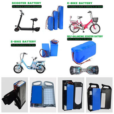 48V 10Ah E Bike Scooter elétrico Bateria de lítio Pacote de carregamento mais rápido 18650 Pacote