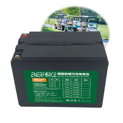 36V 48V 60V Carrinho de Golf Bateria Lifepo4 Bateria Pacote 100ah 150ah 200ah 300ah Grau A