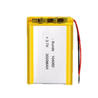 Bateria recarregável Li-Ion Polymer 3.7 V 3000mah Bateria Lipo 500mah 850mah 1800mah