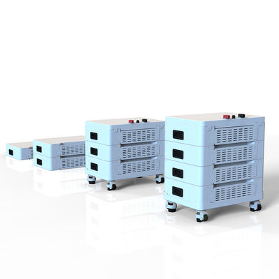 OEM 51.2V 10KW Lifepo4 Bateria de lítio empilhável para sistema de energia solar