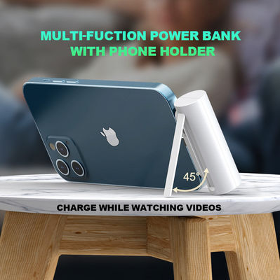 Superlight 5000mAh Portable Mobile Power Bank Com Carregamento Sem Fio