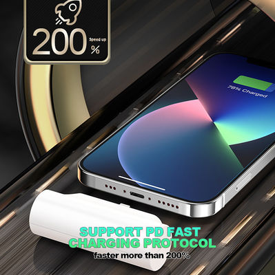 Superlight 5000mAh Portable Mobile Power Bank Com Carregamento Sem Fio