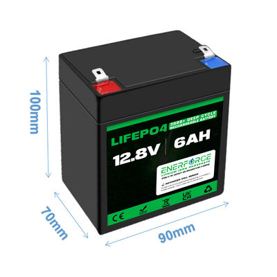 12V 6Ah Lifepo4 Pacote de Bateria Para Fishfinder Scooters para crianças Brinquedos Rodas Elétricas