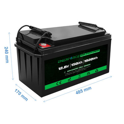 OEM 12V 150Ah LiFePO4 Bateria Pack para EPS sistema de alimentação de emergência