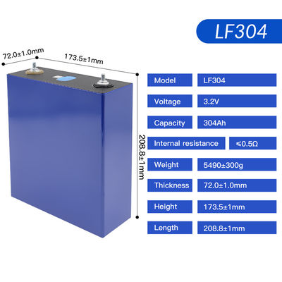 EVE Lifepo4 3.2V 304AH Bateria de ferro-lítio-fosfato LFP 4000 Ciclo para energia solar