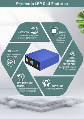 EVE Lifepo4 3.2V 304AH Bateria de ferro-lítio-fosfato LFP 4000 Ciclo para energia solar