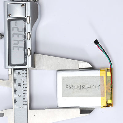 3.7V 230mAh Bateria LiPo portátil móvel para eletrônicos de consumo