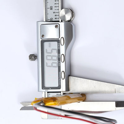 Bateria recarregável Lipo 3,7 V de polímero de lítio 1050mAh para eletrônicos de consumo