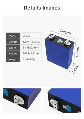 3.2V 230ah LiFePO4 Célula prismática de ciclo profundo Bateria de lítio ferro fosfato