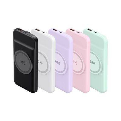 10000mAh Mini Portable Mobile Power Bank Personalizado Com Carregador Sem Fio