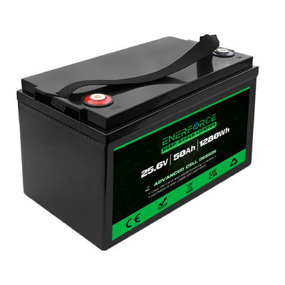 Bateria de lítio fosfato LFP 24V 50Ah Lifepo4 Bateria para carrinho de golfe e barco