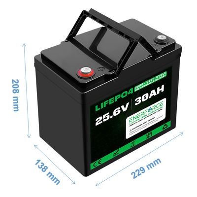 30AH 24V Bateria de Fósforo de Lítio Para Scooter Ebike Go Kart Fun Cart