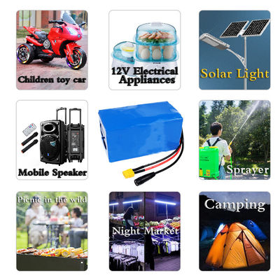 E Bike Bateria de Lítio 24V 12Ah Pacote Para 500W Motor 6h - 8h Tempo de Carregamento