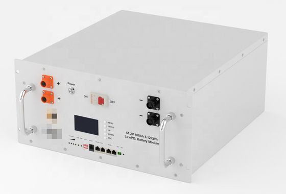 100Ah 48V LiFePO4 Bateria 5120Wh 51.2 V Bateria de íons de lítio para sistemas de energia elétrica