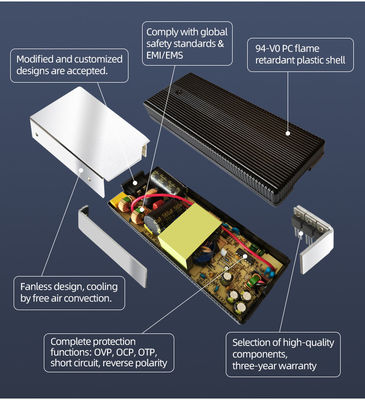 Acessórios de bateria de lítio 220V AC 12V 24V 36V 48V 60V 72V