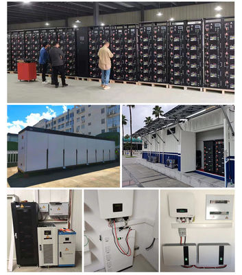 15kw 48 Volt 300Ah Bateria de Lítio 6000 Ciclos Bateria solar montada na parede