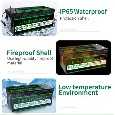 12.8V 100Ah LiFePO4 Bateria Enerforce OEM Longa vida útil para sistemas solares e de backup