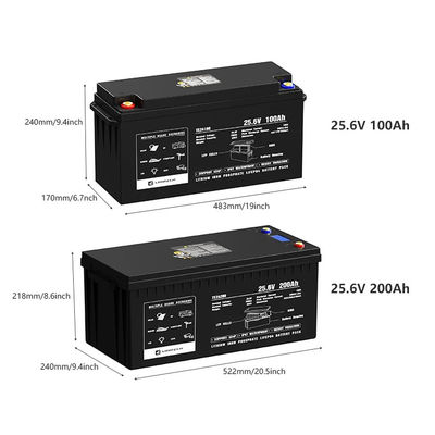 12v 24v 100ah 120ah 200ah 300ah Lifepo4 Bluetooth Bateria de ferro fosfato Bateria 100 Kwh Lithium Pack Com Bluetooth